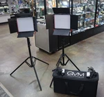 Gvm 520LS-R Led 2-PANEL Light Kit W/ Soft Case. Fixed Price $199.99.