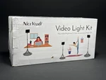 Niceveedi 2 Pack Led Video Kit 73 Inch Dimmable Studio Lighting. Fixed Price $50.00.