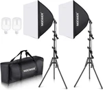 Neewer NK200D 2-PACK Kit W/5700K Led Bulbs, 24X24" Softboxes. Fixed Price $139.99.