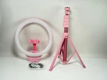 Ubeesize 12 Inch Led Ring Light 62 Tripod Pink Streaming Kit. Fixed Price $30.40.