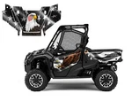 2023 2025 Honda Pioneer 1000-3 Deluxe Graphics Decal Wrap Kit Flag With Eagle. Fixed Price $315.00.