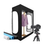 Photo Light Box, Portable 47"X20"X55" Studio Shooting Tent K.... Fixed Price $243.68.