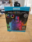 Bower Flexible White/rgb Led Ring Light With Smartphone Holder. Fixed Price $12.00.