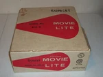 Vintage Sunset Movie Lite Model 850-D With Mounting Bracket Original Box. Fixed Price $15.99.