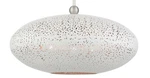 Livex Lighting 49185 Charlton 3 20"W Large Pendant - White With Brushed. Fixed Price $479.96.