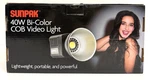 Sunpak COB-40 Bi-color 40W Video Light. Fixed Price $40.00.