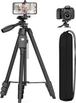 Xxzu TRIPOD,60" Camera With Travel Bag,cell Phone Remote,p.... Fixed Price $26.00.