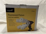 Impact Socket Fluorescent Fixture FF-S4, Very Good Condition. Fixed Price $12.95.