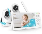 Video Monitor Cameras 1000FT Range 4000MAH Battery HB6363-2 Hellobaby. Fixed Price $179.99.