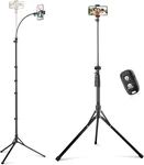 Sensyne 92" Cell Phone Tripod, Selfie Stick With 16.5" 92-INCH, Black. Fixed Price $46.45.
