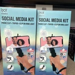 Ijoy Studio Social Media Kit (3 1) Phone Clip + Tripod Ring Light 2. Fixed Price $19.00.