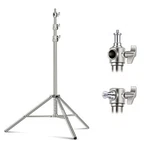 Neewer 7.2FT Stainless Steel Light Stand Spring Cushioned Tripod. Fixed Price $49.99.