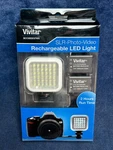 Vivitar Rechargeable Led Light Kit For Slr Cameras, Camcorders Batteries/charger. Fixed Price $16.24.