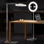 10" Ring Light With Stand, Overhead Phone Mount Tripod Dimmable Selfie L.... Fixed Price $101.98.