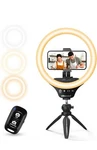 Ubeesize Selfie Ring With Tripod Stand Black Led Circle Light/live Stream. Fixed Price $25.00.