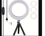 10" Led Ring Light With Stand Tripod Selfie Lamp For Phone Camera Tiktok Youtube. Fixed Price $21.99.