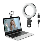 Inseesi Clip-on Ring Light For Laptop Computer, Universal 4.6 Inch. Fixed Price $24.84.