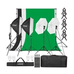Photography Lighting Kit With Backdrops, 8.5X10FT Stands, Ul Certifi.... Fixed Price $153.66.
