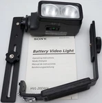 Sony Camcorder Battery Video Light-adaptors-instructions HVL-20DMA Nos. Fixed Price $17.99.