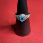 Bomb Party RBP7780 This Your Sign Lc Quartz On Rhodium Size 10 Ring Nwt. Fixed Price $21.25.