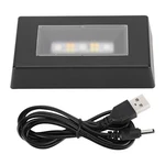 Joyzan Led Display Base, 7 Colored Rectangle Light Stand Usb Powered Col.... Fixed Price $17.18.
