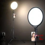 10" Led Light With 62" Tripod Stand, Phone Holder & 10IN Full-screen. Fixed Price $64.45.