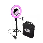 Savage 12" Bi-color Rgb Tabletop Ring Light With Stand Carrying Case. Fixed Price $43.99.
