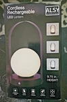 Alsy 9.8 In. Black Contemporary Rechargeable 3CCT Integrated Led Globe Lamp With. Fixed Price $24.78.