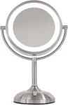 Led Lighted 10X/1X Magnification Tabletop Mirror - Nickel Finish, 8.5" Diameter. Fixed Price $149.99.