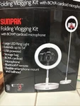 Sunpak Folding Vlogging Kit With Microphone. Fixed Price $40.00.