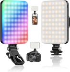 Hagibis Rgb Video Light, 360 Full Color Selfie Led Camera. Fixed Price $17.94.