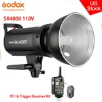 Us Godox SK400II 400W 110V Studio Flash Strobe Light +XT-16 Trigger Receiver Kit. Fixed Price $187.00.