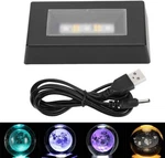 Watris Veiyi 7 Color Led Display Base, Changing Light Stand For Black. Fixed Price $17.75.