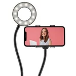 Chargeworx Selfie Studio Streaming Led Ring Light Flexible Arm Phone Holder. Fixed Price $16.95.
