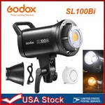 Us Godox SL100BI 100W Bi-color Led Video Light BOWENS,2800-5600K 11 Fx Effects. Fixed Price $199.00.