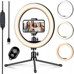Letscom F-531 10.2" Tabletop Selfie Ring Fill Light New. Fixed Price $14.85.