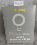 Clip-on Conference Ring Light Heyday Stone White. Fixed Price $17.99.