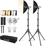 40X40CM Softbox Lighting Kit With 95W Led Bulb For Photography & Video. Fixed Price $94.99.