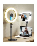 Niceveedi 10.2 Magnetic Desk Ring Light With Stand, 5000MAH Rechar... Fas. Fixed Price $51.53.