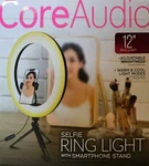 COREAUDIO12" Selfie Ring Light With Phone Stand Desktop Tripod Adjustable Bright. Fixed Price $10.48.