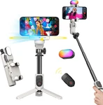 Gimbal Stabilizer For Iphone, Sefie Stick Tripod With Auto Face Tracking Tik. Fixed Price $66.93.