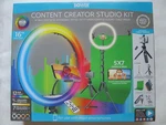 Bower Content Creator Kit 16-INCH Rgb Ring Light 62-INCH Tripod Green Screen New. Fixed Price $14.41.