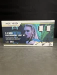 Niceveedi 2-PACK Photography Lighting Kit, 36W Bi-color Studio Lights 2700-6500K. Fixed Price $71.99.