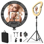18 Inch Ring Light With Tripod Stand For Phone Camera Ipad Selfie Live Stream.... Fixed Price $99.51.