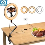 Apexel 10 Inch Led Selfie Ring Light Tripod Stand For Youtube Tiktok Live Stream. Fixed Price $33.83.