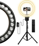 Agogo 12'' Led Ring Light With Tripod Stand Phone Holder, 24W High Power .... Fixed Price $45.39.