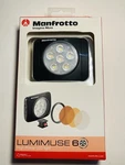 Manfrotto Lumimuse 6 High Power Led Light With Accessories ""new-open Box"". Fixed Price $49.00.