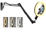 Acetaken 11" Ring Light Wall Mount With Phone Holder, Usb, 180 Rotating. Fixed Price $51.16.