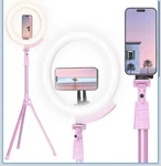12'' Led Ring Light With 62'' Tripod Stand Magnetic Phone Holder, Selfie .... Fixed Price $34.99.
