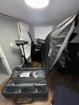 Godox DP400III 400W Flash Lighting Kit, 2 Heads, Wireless Trigger, Ac-powered. Fixed Price $417.00.